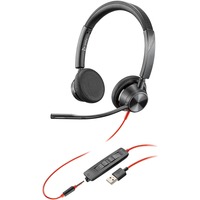 Plantronics Blackwire C3325 headset Zwart, USB-A