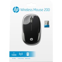 HP Draadloze muis 200 Zwart, 1000 dpi