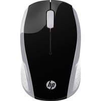 HP Draadloze muis 200 Zwart/zilver, 1000 dpi