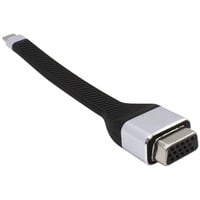 i-tec USB-C 3.2 Gen 2 naar VGA Flat adapter Zwart, 0,13 meter