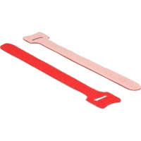 DeLOCK Hook-and-loop fasteners kabelbinder Rood, 10 stuks, L 150 mm x B 12 mm