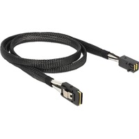 DeLOCK Mini SAS HD SFF-8643 naar Mini SAS SFF-8087 adapterkabel Zwart, 1 meter