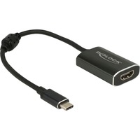 DeLOCK USB-C naar HDMI adapter Donkergrijs, 4K 60Hz
