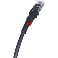 Patchsee Cat.6a netwerkkabel TP-6A-F/9 Zwart, 2,7 meter, U/FTP, RJ-45