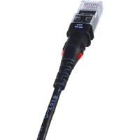 Patchsee Netwerkabel TP-6A-U/6 Zwart, 1,8 meter