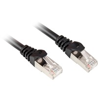 Sharkoon Cat.6 netwerkkabel Zwart, 1,5 meter, SFTP, RJ-45