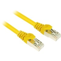Sharkoon Cat.6 netwerkkabel Geel, 0,25 meter, SFTP, RJ-45