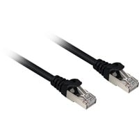 Sharkoon Cat.6a netwerkkabel Zwart, 0,25 meter, SFTP, RJ-45, Halogeenvrij