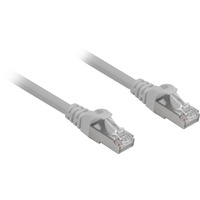 Sharkoon Cat.6a netwerkkabel Grijs, 0,25 meter, SFTP, RJ-45, Halogeenvrij