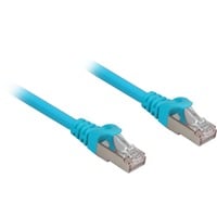 Sharkoon Cat.6a netwerkkabel Blauw, 0,25 meter, SFTP, RJ-45, Halogeenvrij