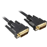 Sharkoon DVI-D kabel Zwart, 2 meter, Dual-Link