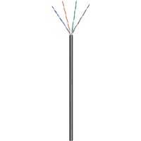 goobay CAT 6 netwerkkabel voor buitengebruik Zwart, 100 meter, U/UTP