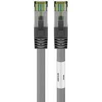 goobay Cat.8.1 netwerkkabel Grijs, 0,25 meter, S/FTP (PiMF), RJ-45