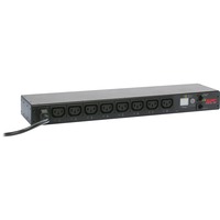APC APC Rack PDU Switched 1U AP7920B Zwart