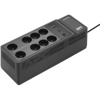 APC Back-UPS 850VA met USB Type-C en A oplaadpoorten ups Zwart, 8x Schuko, BE850G2-GR