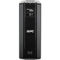 APC Back-UPS PRO 1200VA noodstroomvoeding Zwart, 6x schuko uitgang, USB, BR1200G-GR, Retail