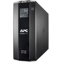 APC Back-UPS Pro 1600VA, LCD Zwart, 8x C13, BR1600MI