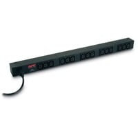 APC Rack PDU Basic Zero U 10A 230V Zwart