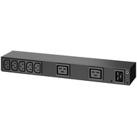 APC Rack PDU, Basic AP6120A 0U/2U, 7x C13, 2x C19