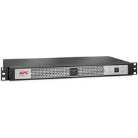 APC Smart-UPS C Lithium Ion, Short Depth 500VA, Network Card ups Grijs/zwart, 4x C13 uitgang, rack mountable, 1U, SCL500RMI1UNC