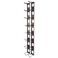 APC Verticale Kabelorganizer (8 kabelringen) kabelgeleiding Zwart, 2 stuks, AR8442