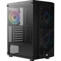 Aerocool Hive ARGB v1 midi tower behuizing Zwart | 3x USB-A | RGB | Window