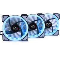 Alphacool Eiszyklon Aurora LUX Digital RGB case fan 3 stuks, 3-pins fan-connector