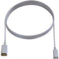 Bachmann IEC-kabel C14 (stekker) - C13 (plug) verlengkabel Grijs, 2 meter