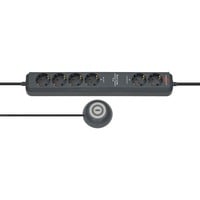 Brennenstuhl Eco-Line Comfort Switch Plus 6x 6-voudige stekkerdoos Antraciet, 6x stekker, 1159560516, voor 6 stekkers