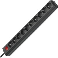 Brennenstuhl Eco-Line Stekkerdoos 10x stekkerdoos Zwart, 1159300010, voor 10 stekkers