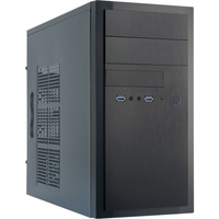 Chieftec HT-01B-OP midi tower behuizing Zwart | 2x USB-A