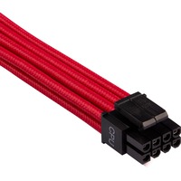 Corsair Premium Individually Sleeved EPS12V/ATX12V Type 4 Gen 4 kabel Rood, 75 centimeter, 2 stuks