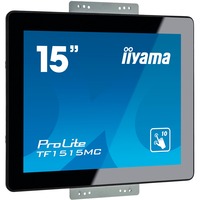 iiyama ProLite TF1515MC-B2 15" monitor Zwart, Touch, VGA, HDMI, DisplayPort
