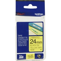 Brother Label tapecassette TZE-651 printlint 24 mm, zwart op geel