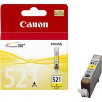Canon Inkt - CLI-521Y 2934B001, Geel, Retail