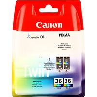 Canon TwinPack CLI-36 inkt 2x Kleur