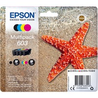 Epson Multipack 4-colours 603 Ink inkt C13T03U64010, 'Zeester', 4-delig