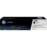 HP 126A zwarte LaserJet Print Cartridge (CE310A) toner Zwart, Zwart, Retail