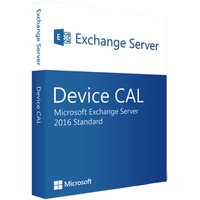 Microsoft Exchange Server 2016 Standard DCAL software Engels, 1 Device licentie
