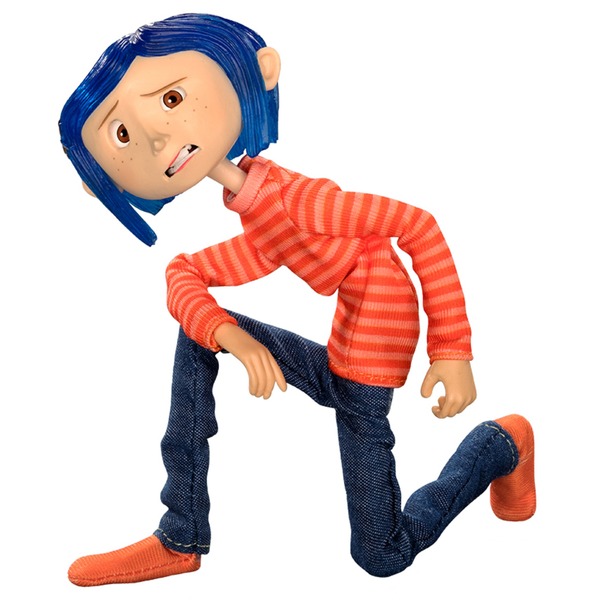 Neca Coraline Coraline in Striped Shirt and Jeans 7 inch Action Figure