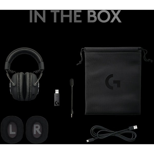 Logitech G G PRO X Wireless LIGHTSPEED Gaming Headset Zwart, Pc
