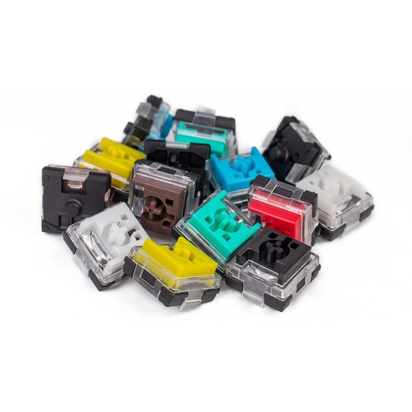 Keychron Low Profile Optical Banana SwitchSet, 87 stuks keyboard switches Geel/transparant