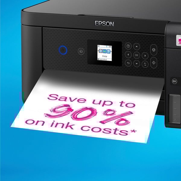 Epson EcoTank ET2850 allinone inkjetprinter Zwart, Afdruk, Scan