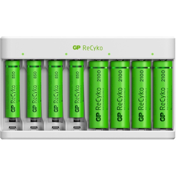 GP Batteries ReCyko Charger (USB) E811 + 4x AA en 4x AAA oplader