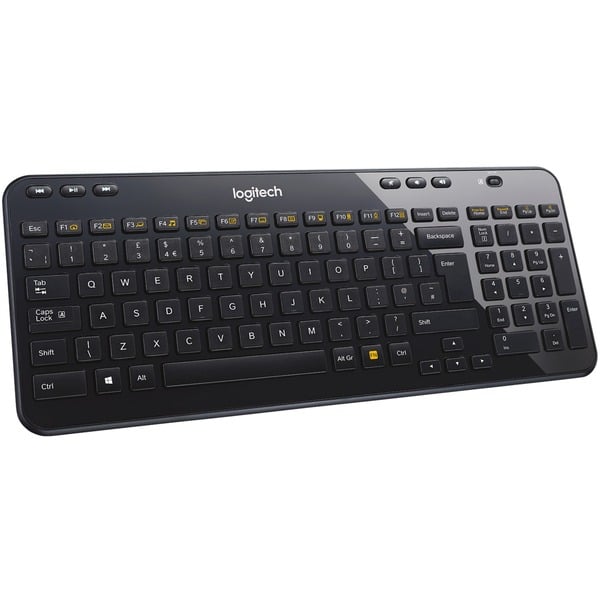 Ruilhandel Tarief Creatie Logitech Wireless Keyboard K360, toetsenbord Zwart, EU lay-out (QWERTY,  Rubberdome, Retail