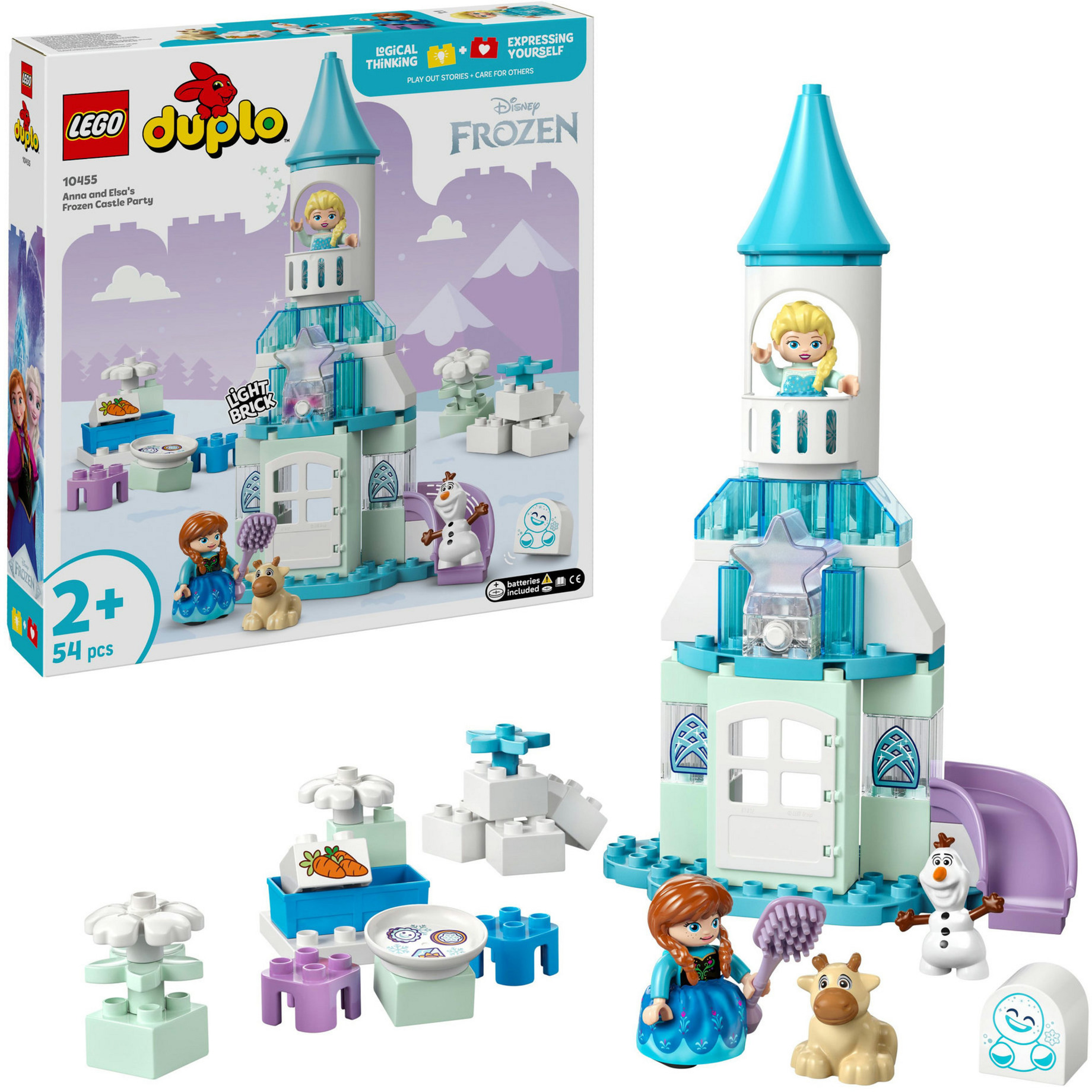 LEGO DUPLO - Anna en Elsa's Frozen kasteelfeest Constructiespeelgoed 10455