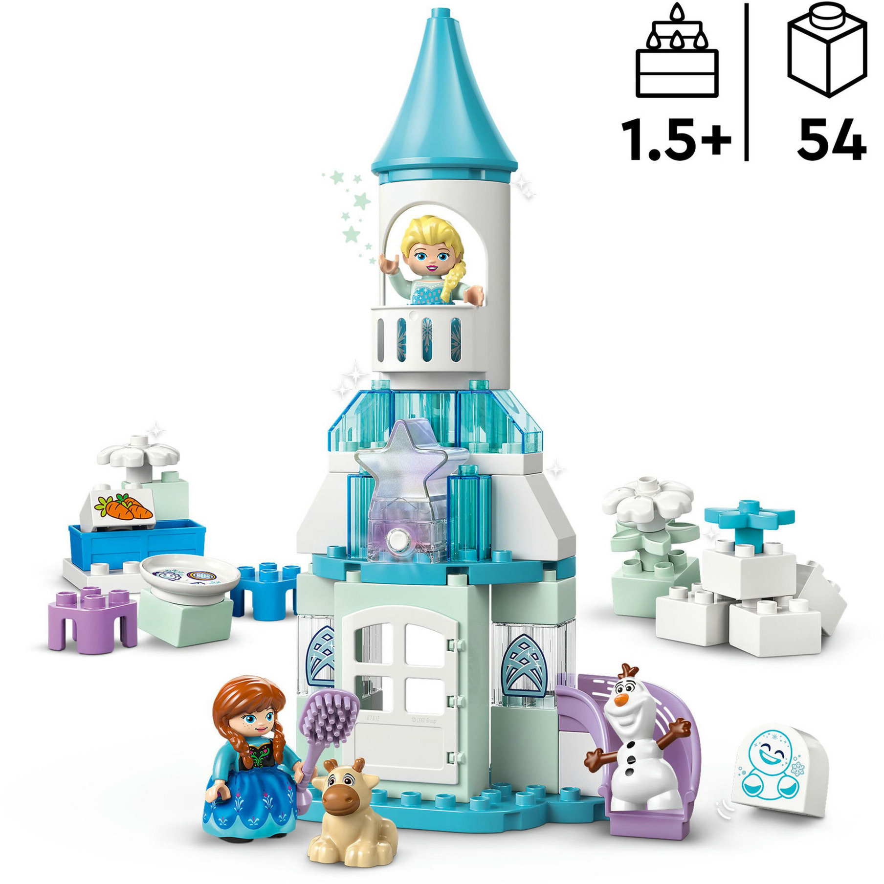 LEGO DUPLO - Anna en Elsa's Frozen kasteelfeest Constructiespeelgoed 10455
