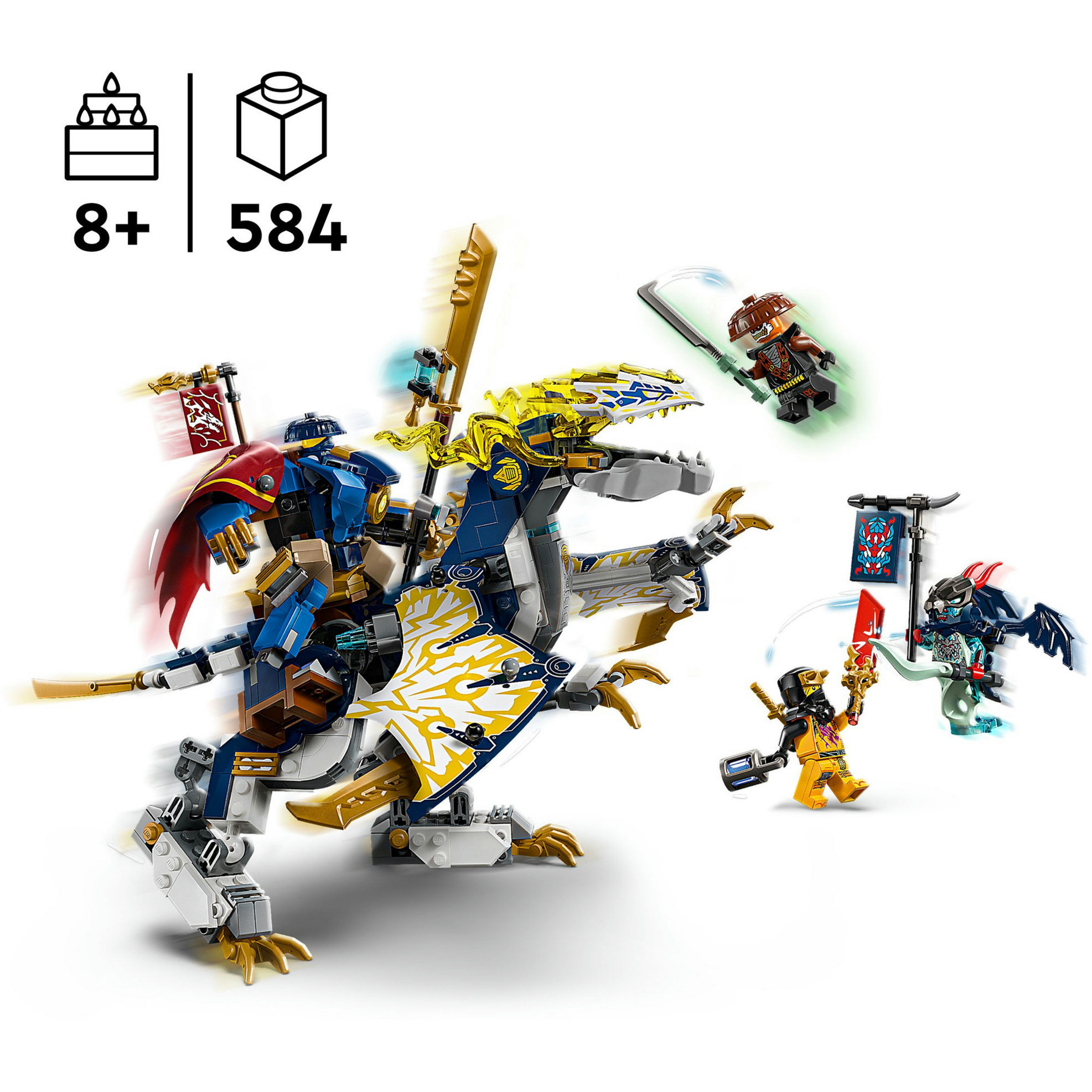 LEGO Ninjago -  Rogue's mecha drakenrijder Constructiespeelgoed 71843