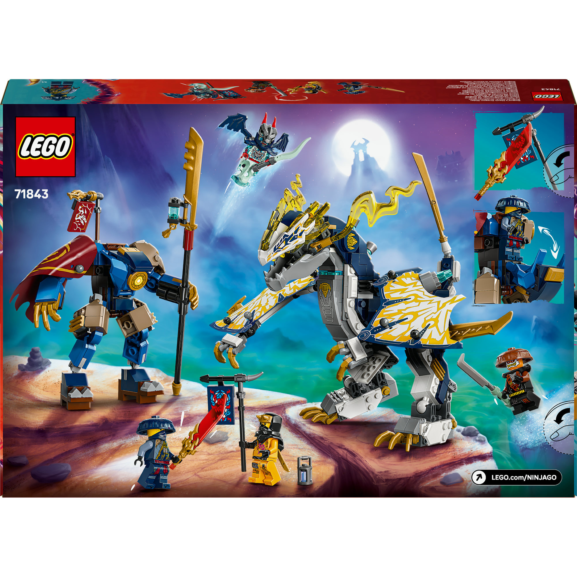 LEGO Ninjago -  Rogue's mecha drakenrijder Constructiespeelgoed 71843