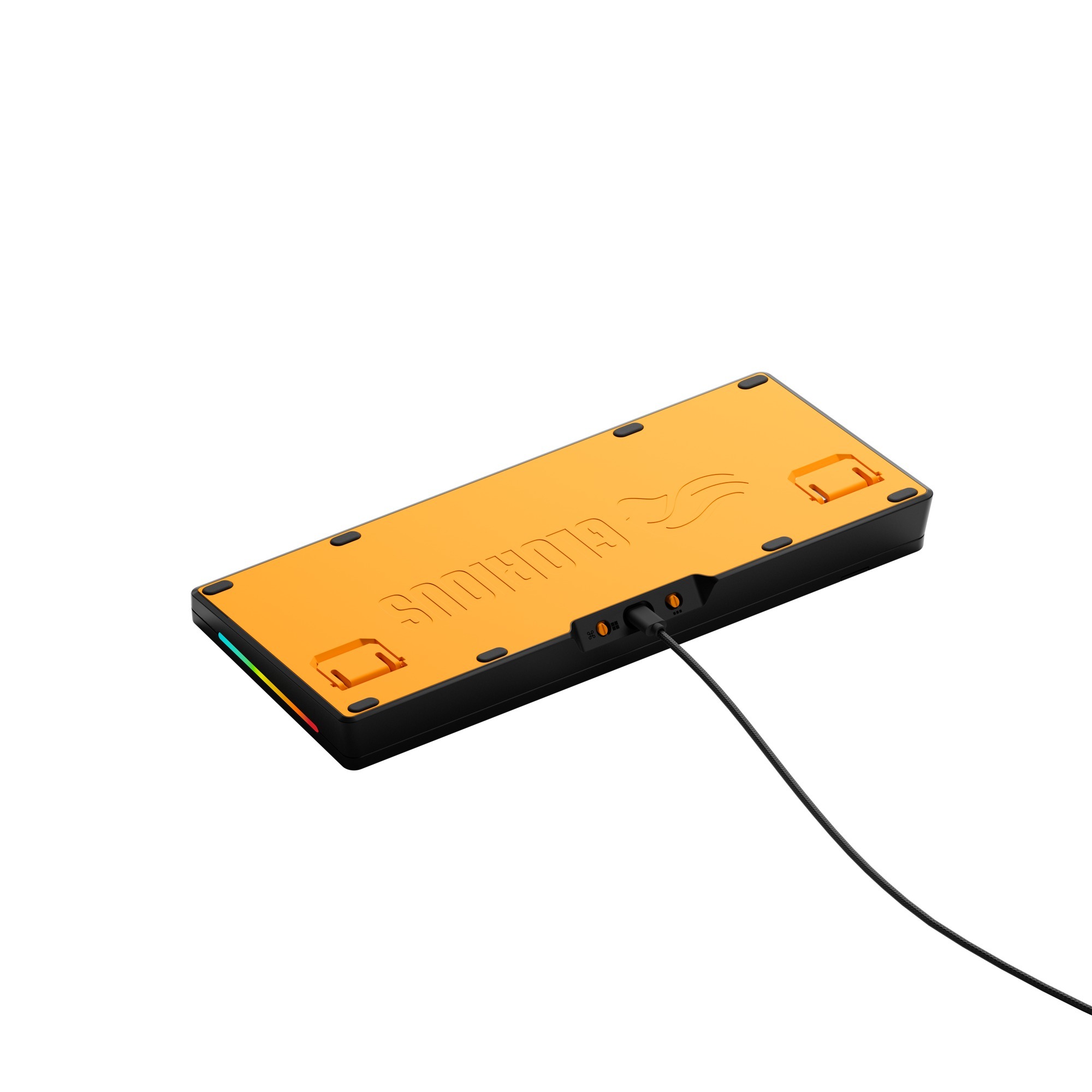 Glorious GMMK 3 75% Prebuilt Wired Black, gaming toetsenbord Zwart, US lay-out, Glorious Fox, 75%, RGB, GPBT-doubleshot keycaps, Knob